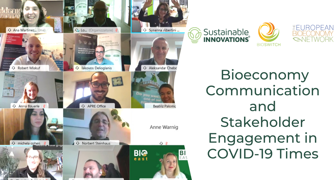 Sustainable Innovations webinar bioeconomy communication